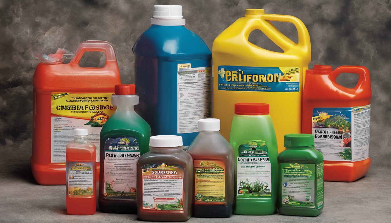 Photo of fertilizers and poisons