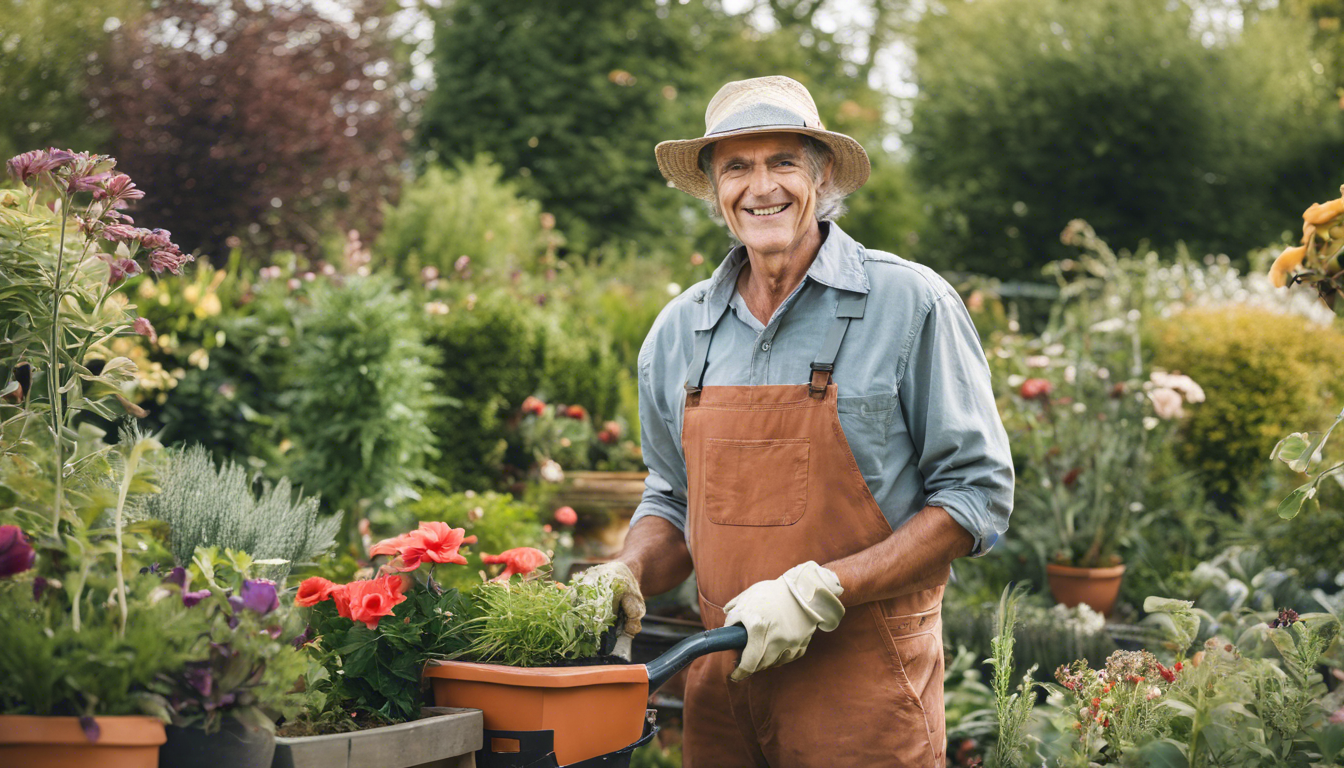 Photo of a gardener