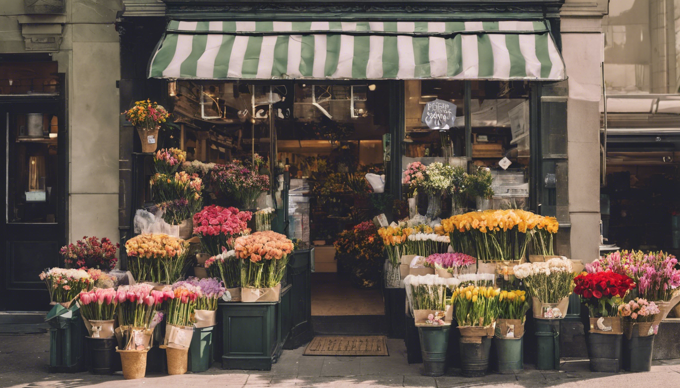 Photo of a flower shop